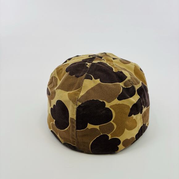 Vintage Duck Camo SnapBack Hat Gore Tex Elmer Fudd Ear Flaps Insulated Hunting - Picture 3 of 7